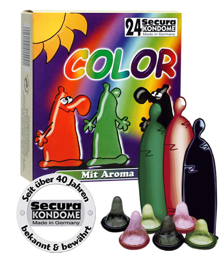 24 Color Kondome