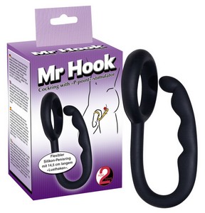 Penisring mit anal-Stimulator Penisring Mr. Hook