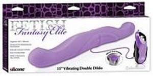 13Vibrating Double Dildo Blac