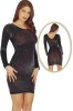 Glanzkleid schwarz