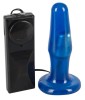 Queeny Love Anal Blue Analplug mit Vibration
