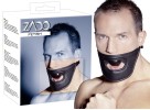 Schwarzer Mundknebel mit weicher Maske