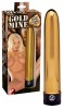 Vibrator mit goldfarbener Glanzbeschichtung